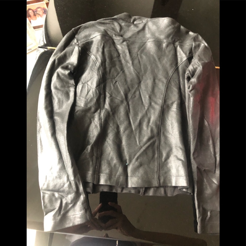 Ella Moss “leather-look” fabric jacket